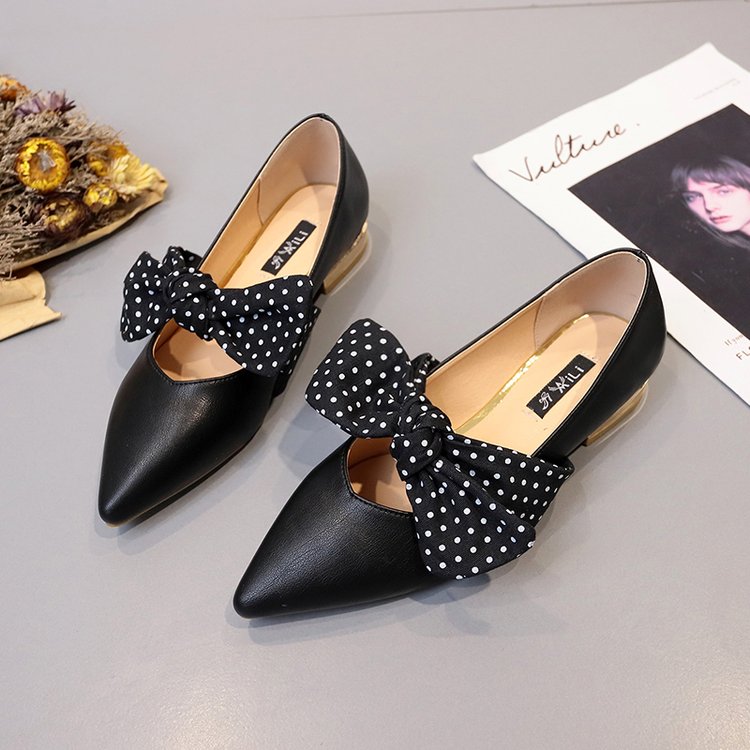 Bow Tie Flat Shoes
