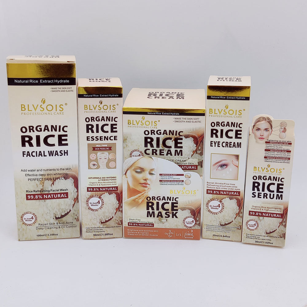 English Rice Skin Care Set Rice Puree