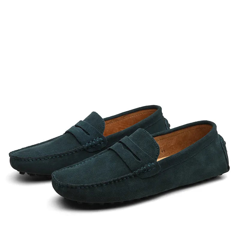 Men's Genuine Leather Peas Shoes