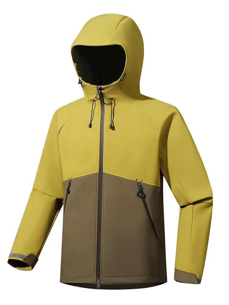 Men's Softshell Jacket 2026 New Spring And Autumn Windproof Waterproof Outdoor Sports Mountaineering Jacket Couple's Coat