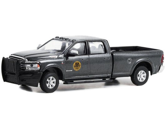 2020 Ram 2500 Pickup Truck Dark Gray Metallic "Montana Livestock Association" "Yellowstone" (2018-Current) TV Series "Hollywood Series" Release 39 1/64 Diecast Model Car by Greenlight