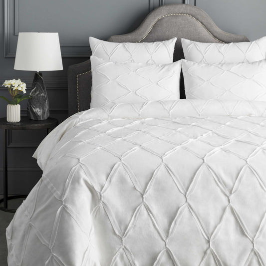 Gutalac White Quilted Bedding Euro Sham - Clearance