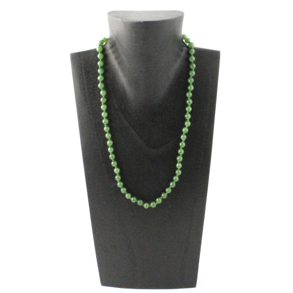 6mm Canadian Jade Strung Beads
