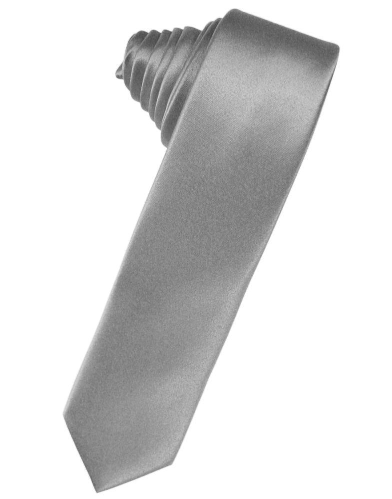 Luxury Satin Skinny Necktie Self Tie