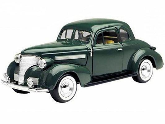 1939 Chevrolet Coupe Green 1/24 Diecast Model Car by Motormax