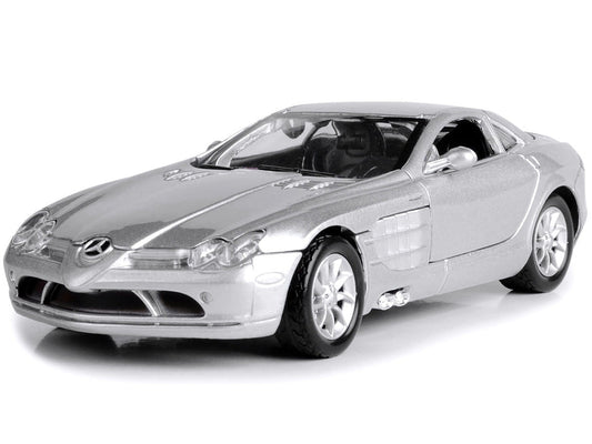 Mercedes McLaren SLR Silver 1/24 Diecast Model Car by Motormax