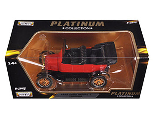 1925 Ford Model T Touring Red 1/24 Diecast Model Car by Motormax