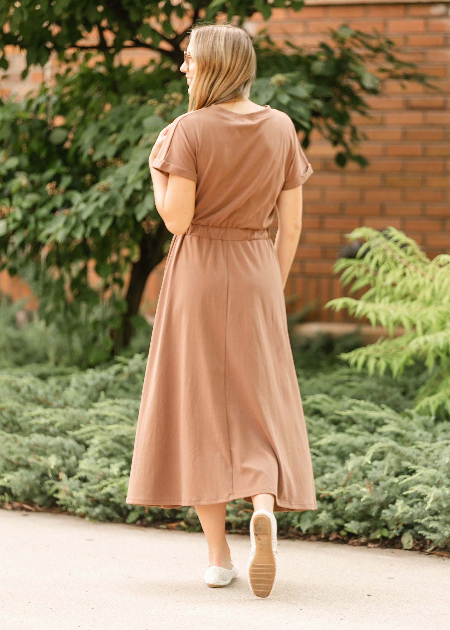 Casey Cap Sleeve Midi Dress