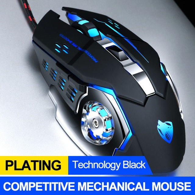 Professional 8D  3200DPI Adjustable Wired Optical LED Gaming Mouse