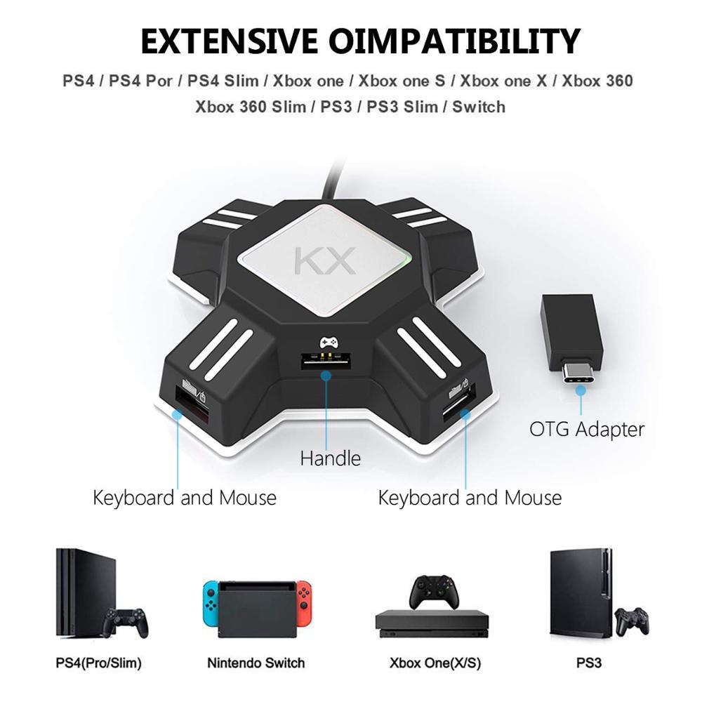 Connect X  Gaming Keyboard and Mouse Adapter