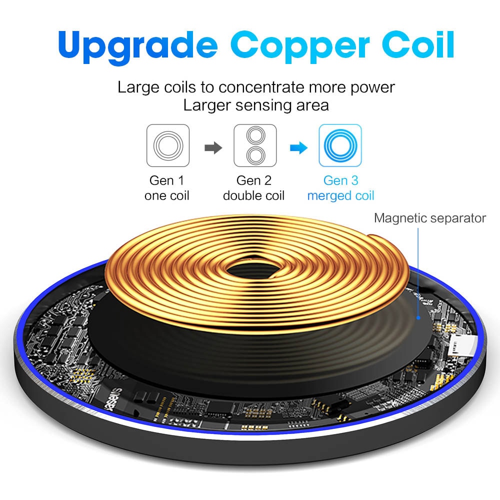Dragon W9 Wireless Charging Pad