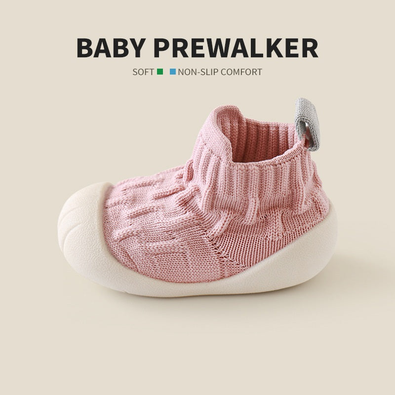 Unisex Patchwork Jacquard Pattern Soft-Sole Walking Shoes