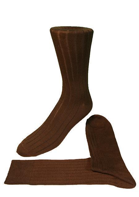 Ribbed Formal Socks