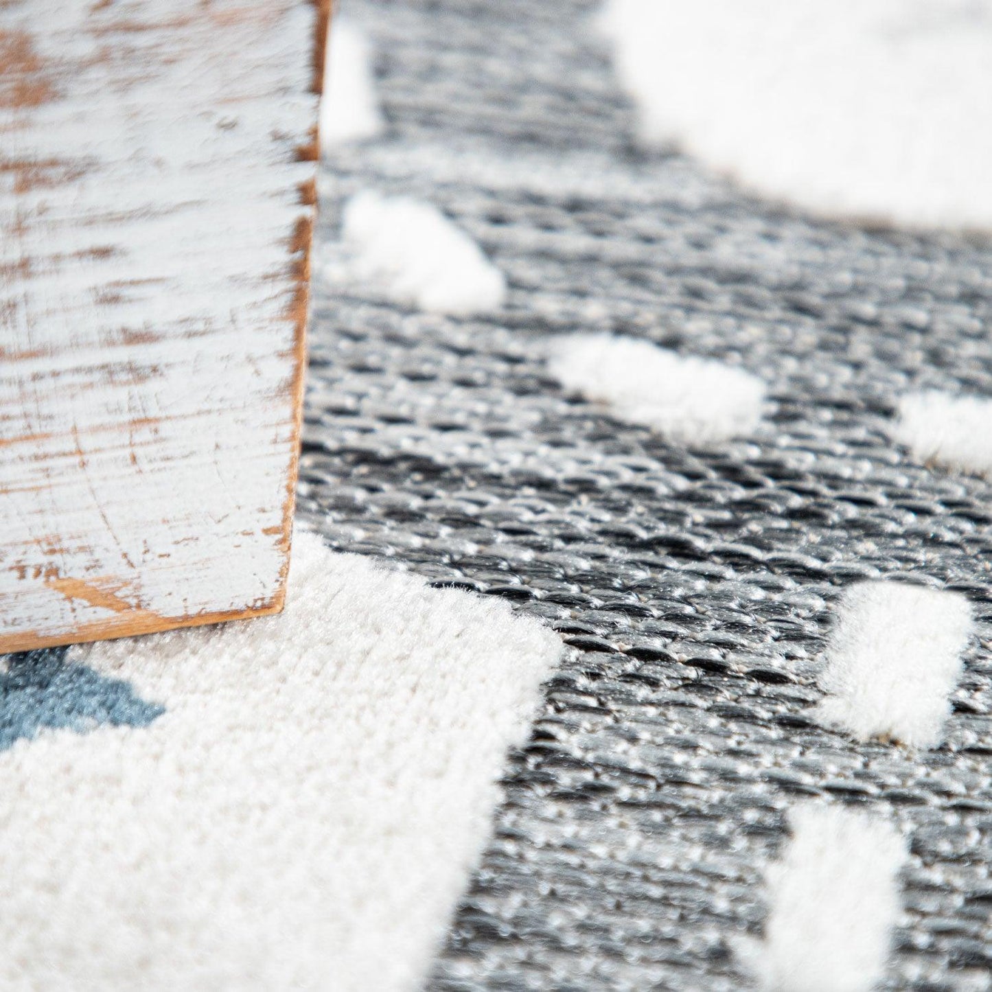 Road Traffic Kids Rug with Forest Animals and Sea Play Mat in muted Cream