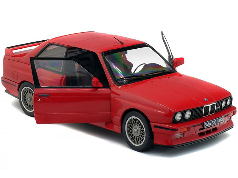 1986 BMW E30 M3 Red 1/18 Diecast Model Car by Solido