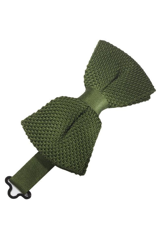 Silk Knit Bow Tie