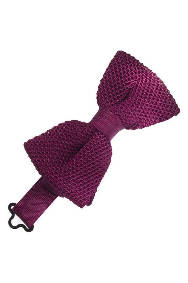 Silk Knit Bow Tie