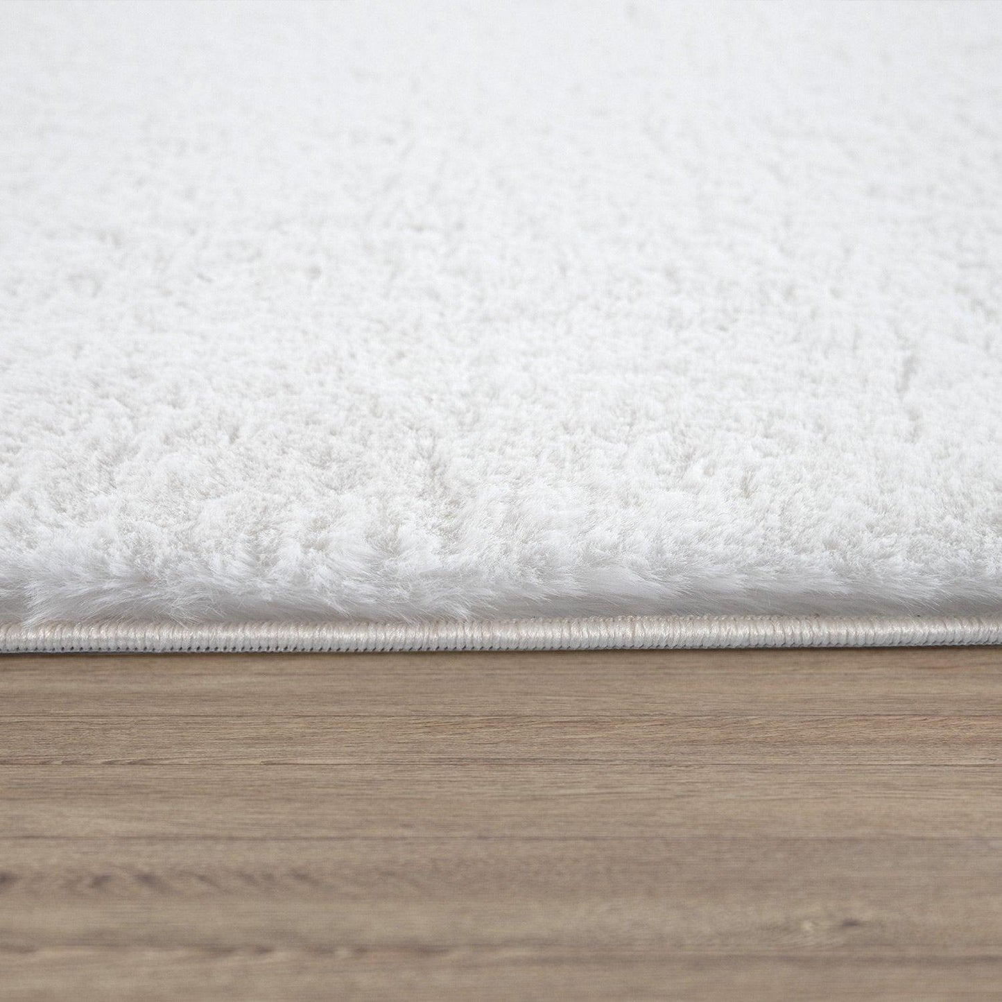 Snow White Shag Rug Thick Super Soft & Cozy, Washable