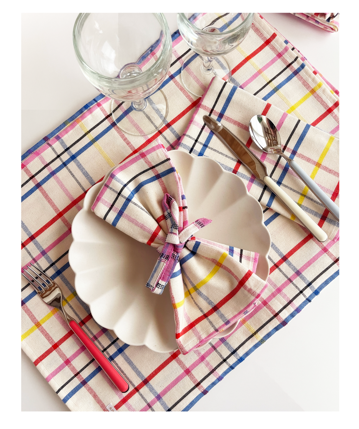 Vera Plaid Napkins