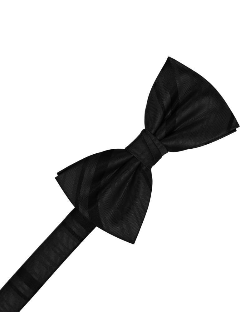 Striped Satin Kids Bow Tie
