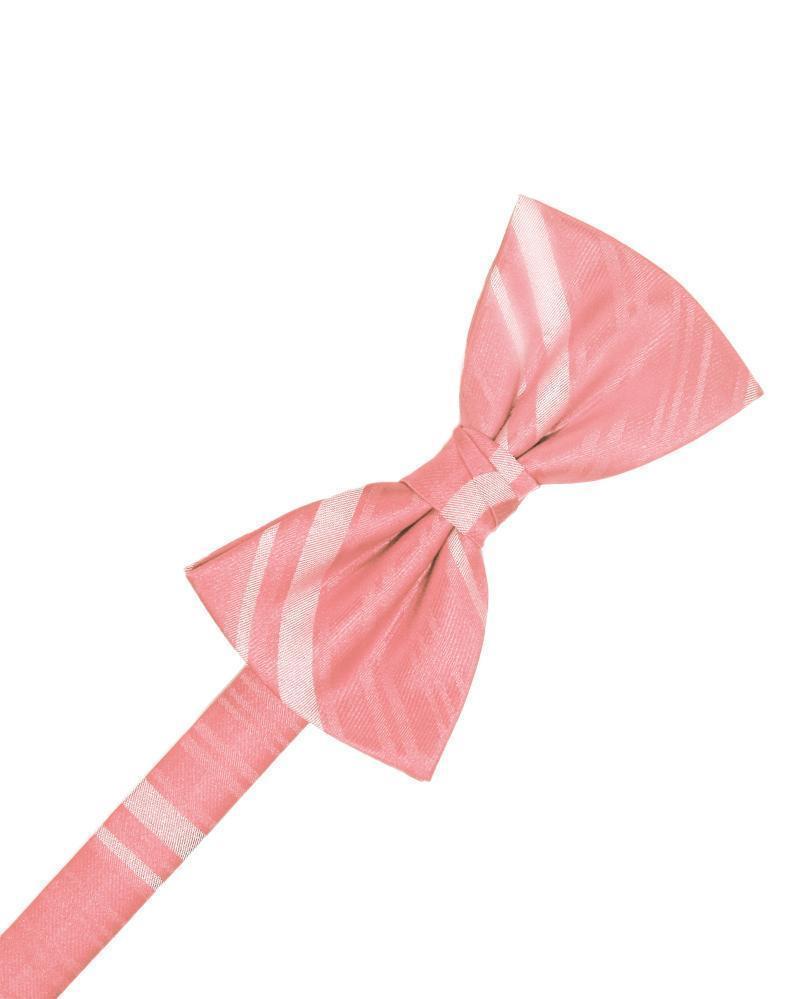 Striped Satin Kids Bow Tie