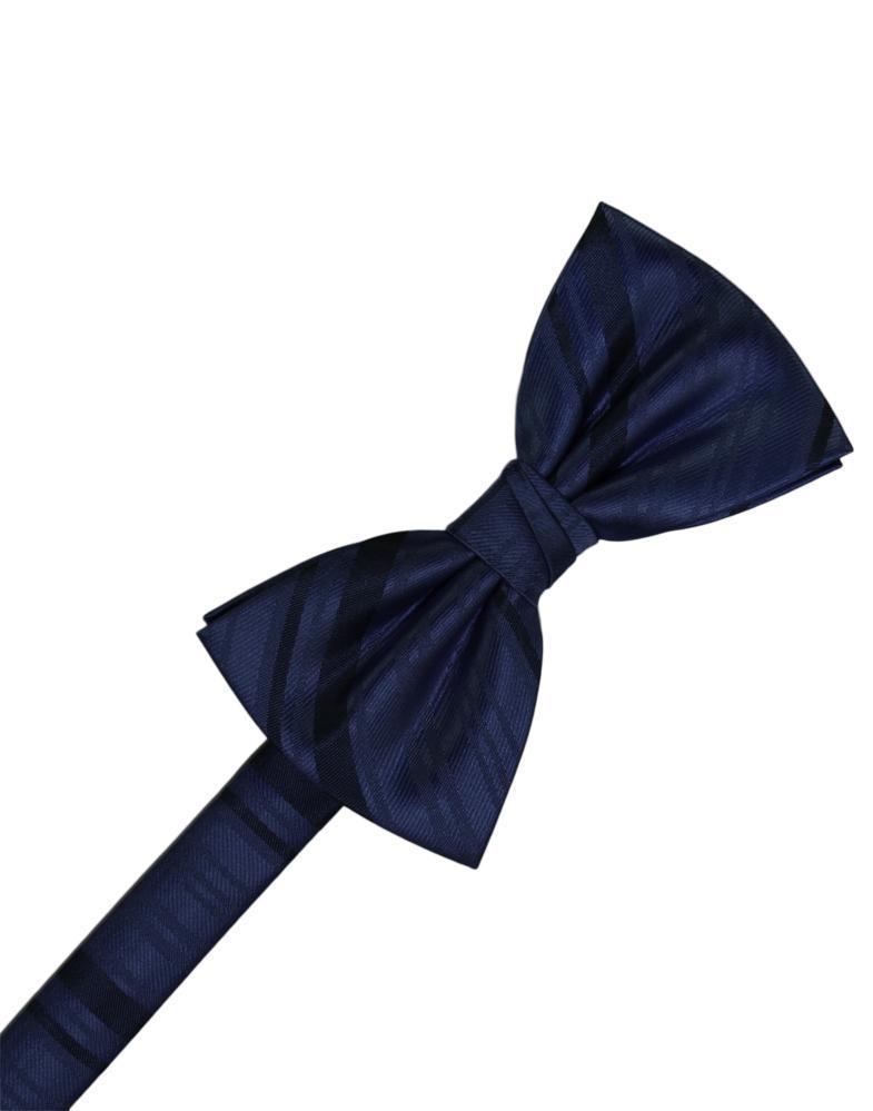 Striped Satin Kids Bow Tie