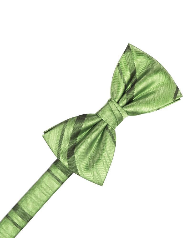 Striped Satin Kids Bow Tie