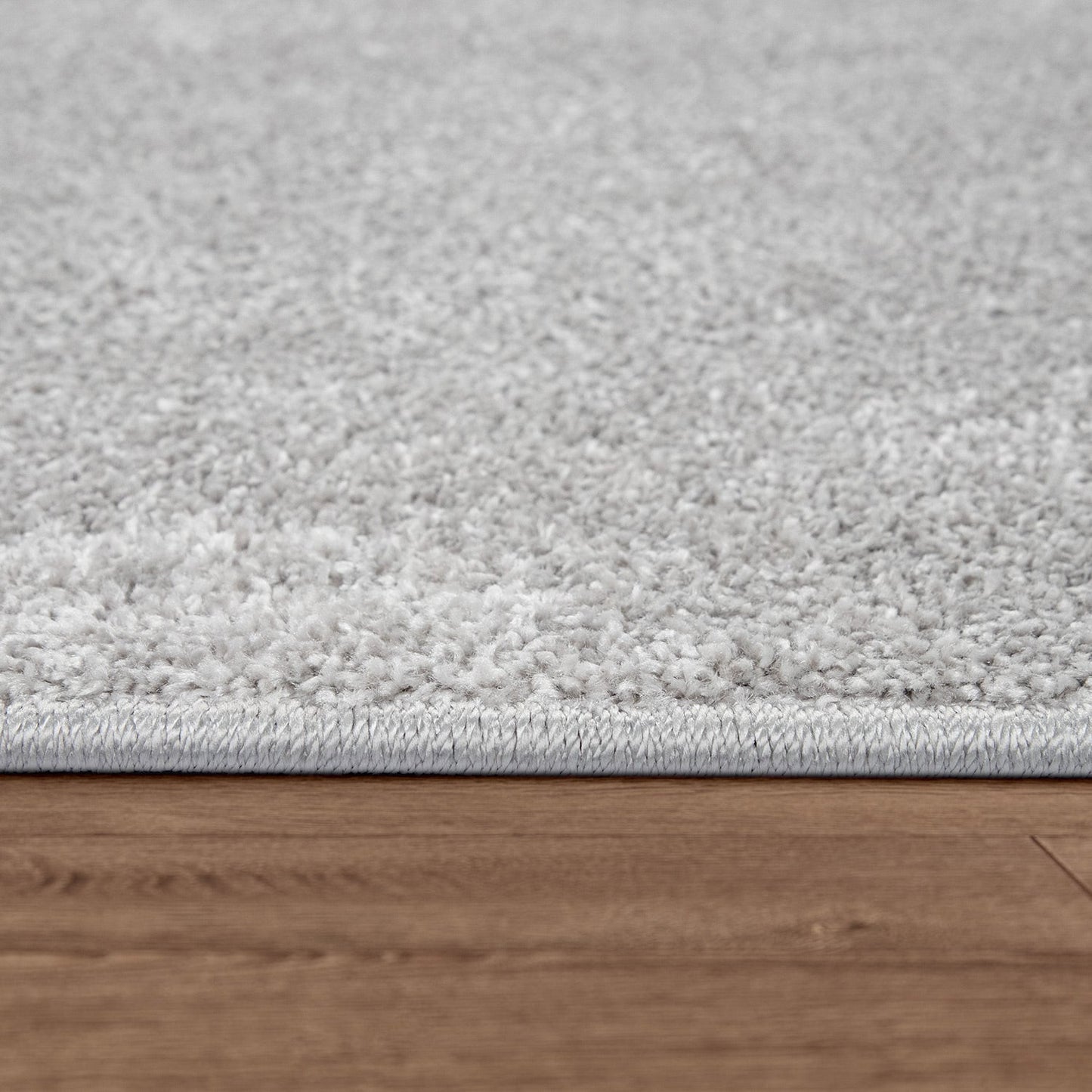 Solid Flatweave Rug Porto for Living Room - Silver