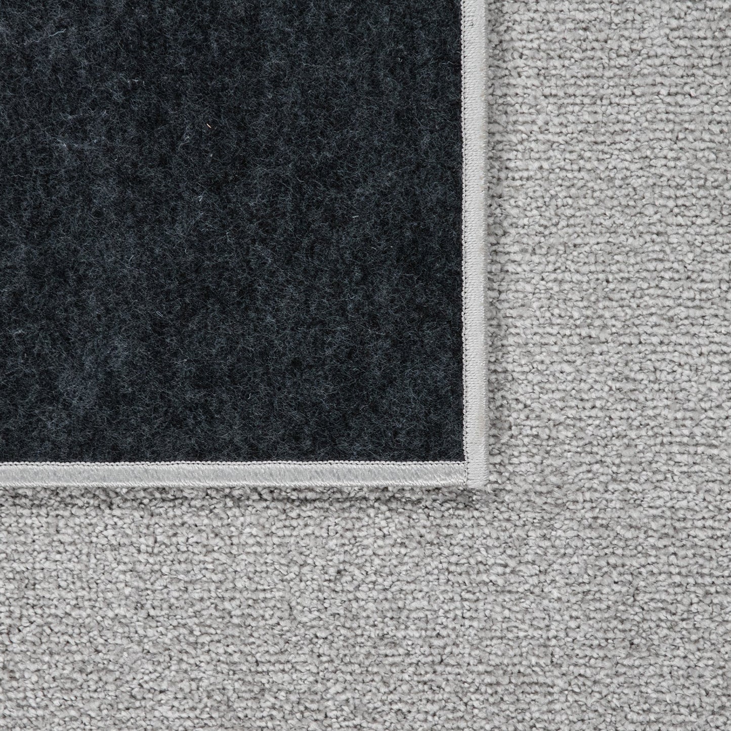Solid Flatweave Rug Porto for Living Room - Silver