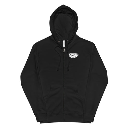 Santa Cruz Surf Shop OG Logo Premium Mens Zip Hoodie