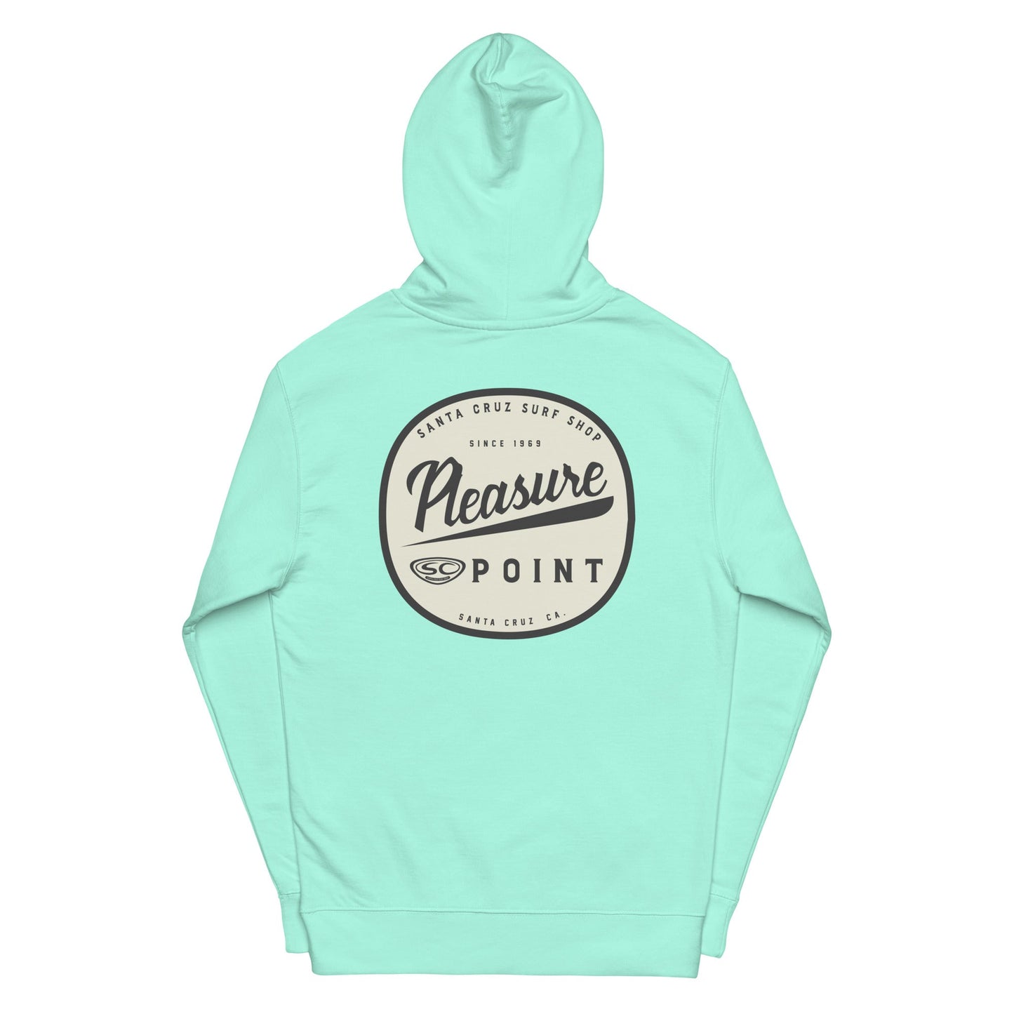 Santa Cruz Surf Shop Pleasure Point Premium Mens Hoodie