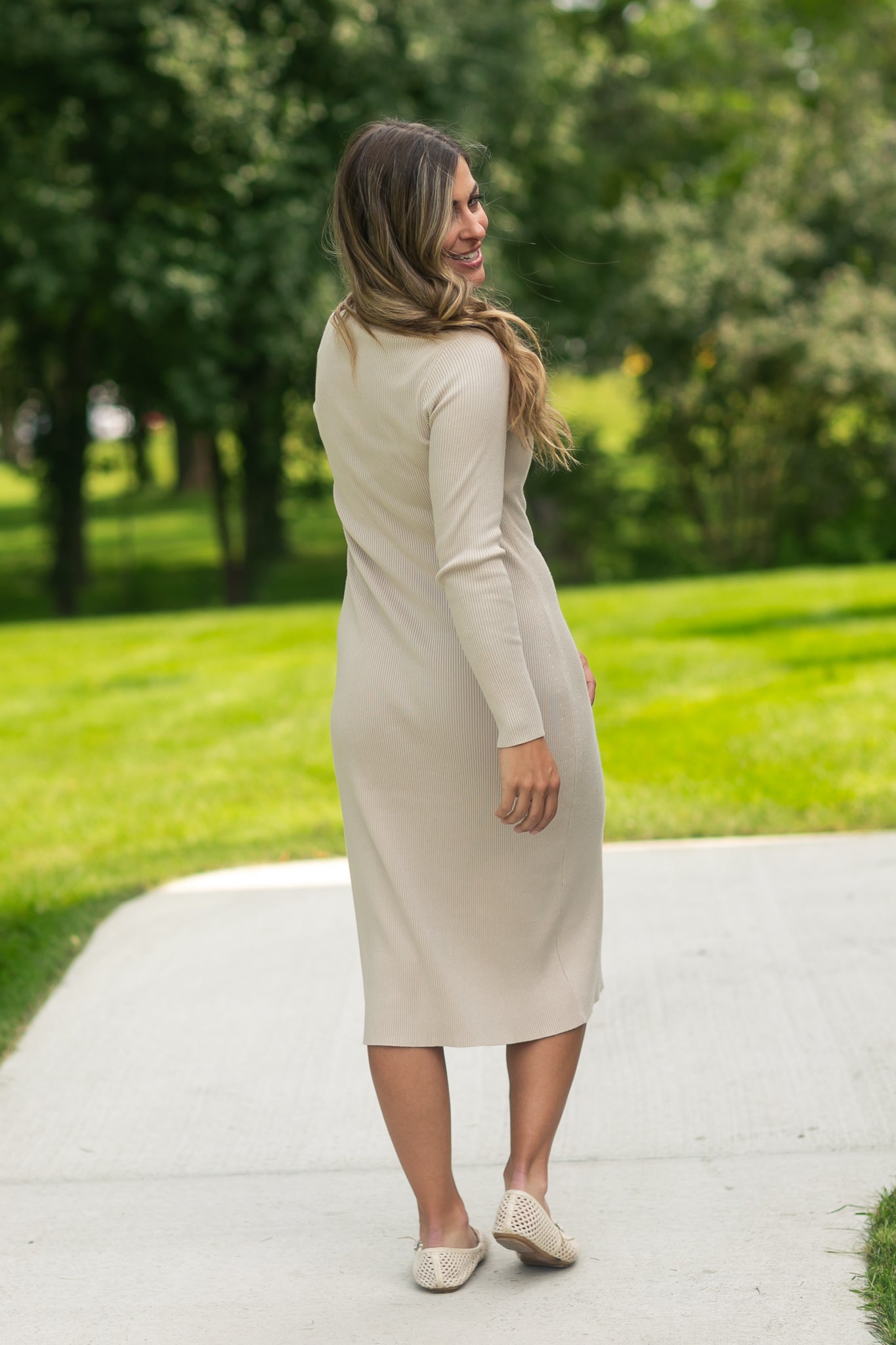 Vanna Knit Midi Dress