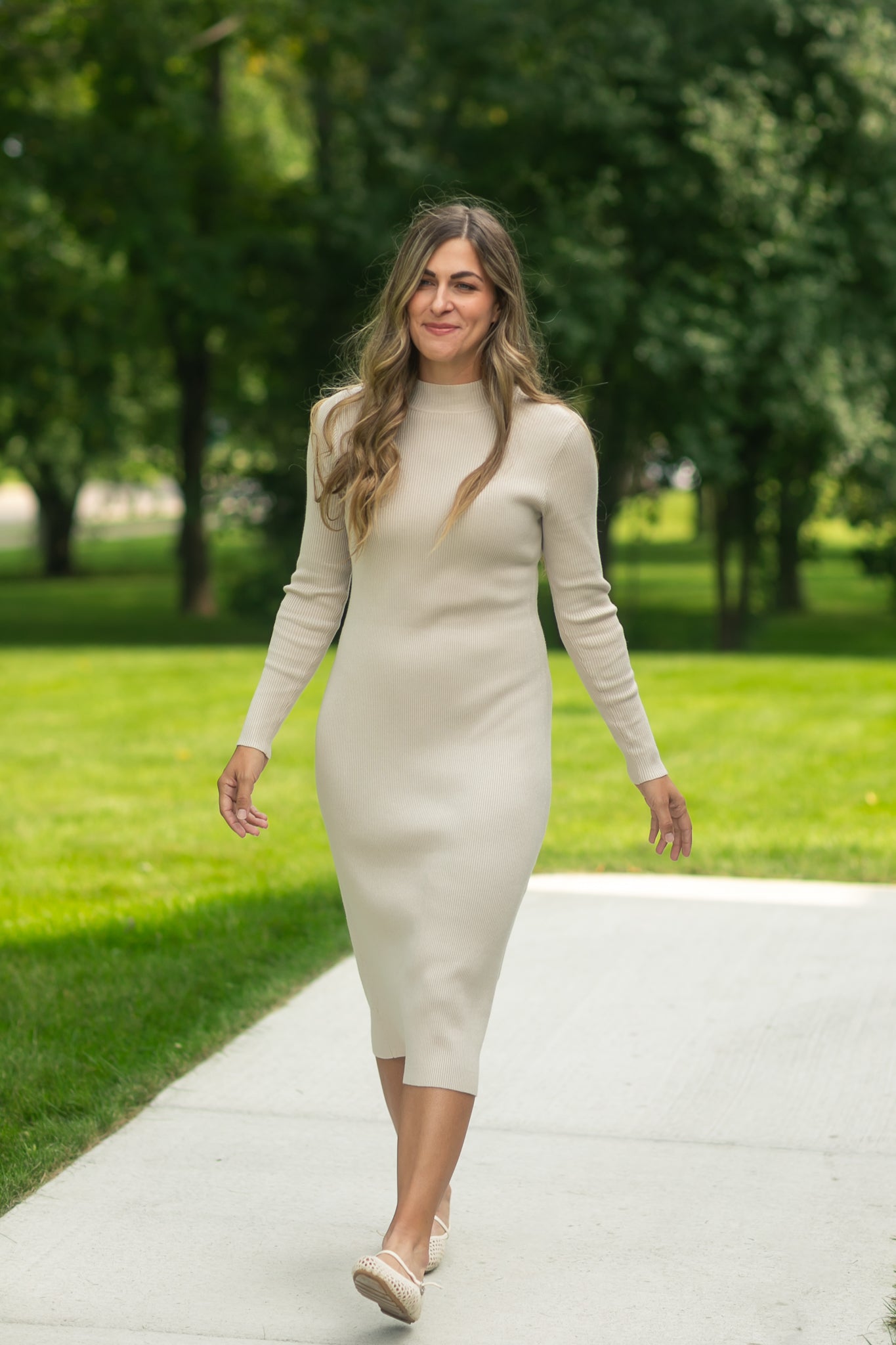 Vanna Knit Midi Dress