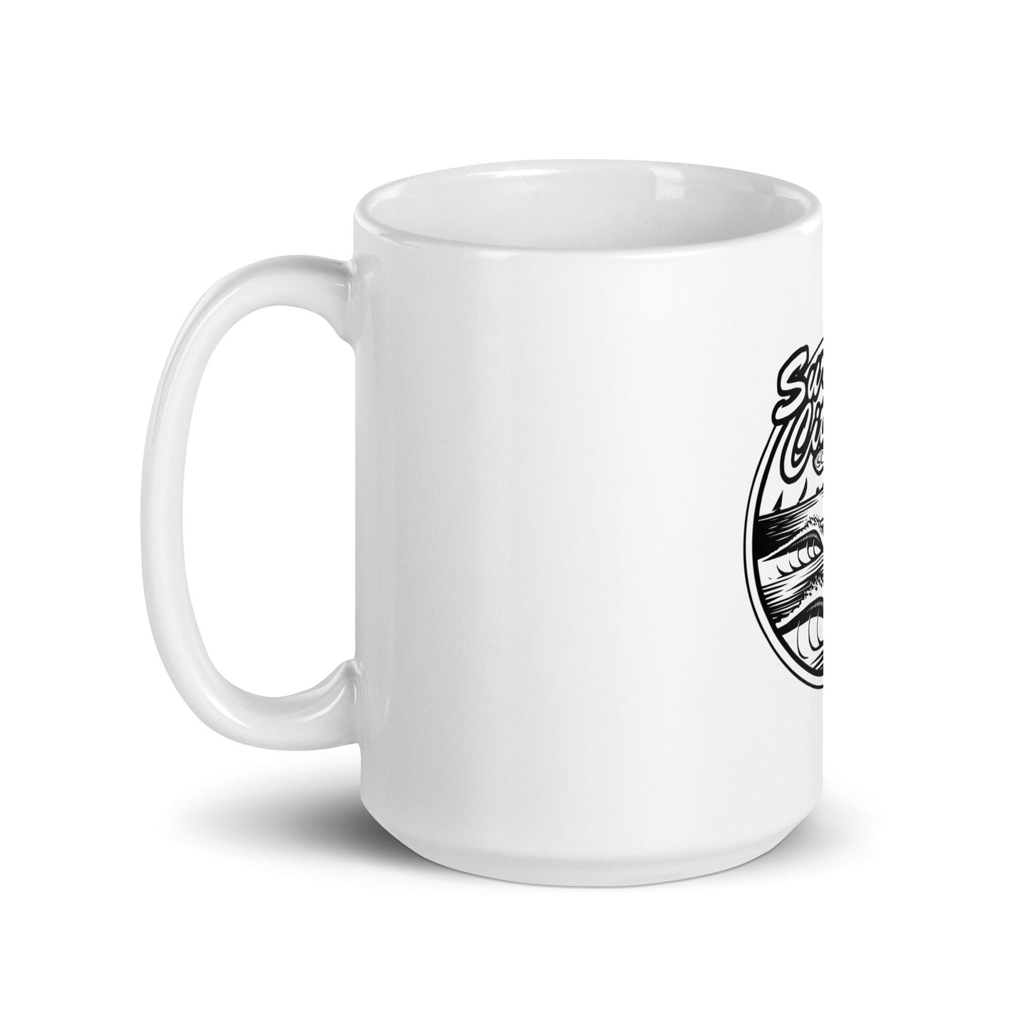 Santa Cruz Surf City Coffee Mug Jimbo Phillips Art