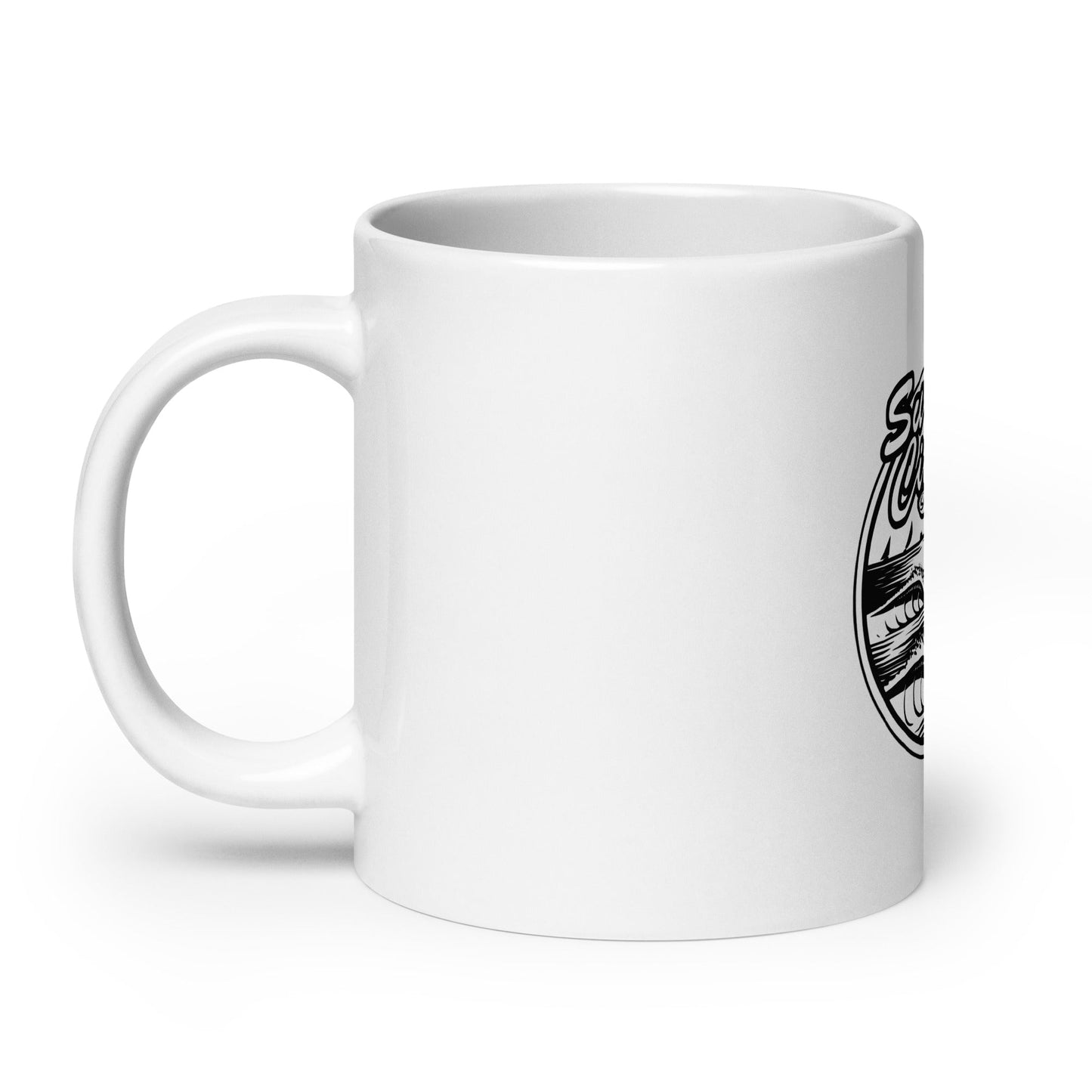 Santa Cruz Surf City Coffee Mug Jimbo Phillips Art